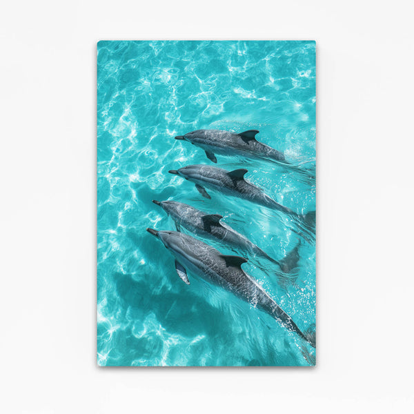 Four Dolphin Art