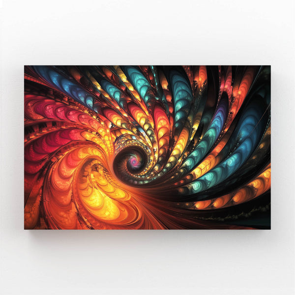 Fractal Swirl Cool Wall Art | MusaArtGallery™