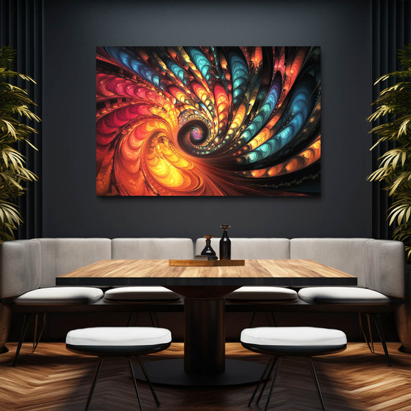 Fractal Swirl Cool Wall Art | MusaArtGallery™