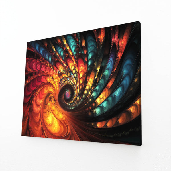 Fractal Swirl Cool Wall Art | MusaArtGallery™