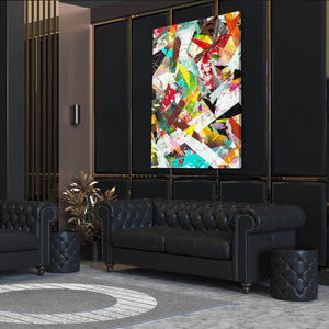Fractured Colors Abstract Art | MusaArtGallery™