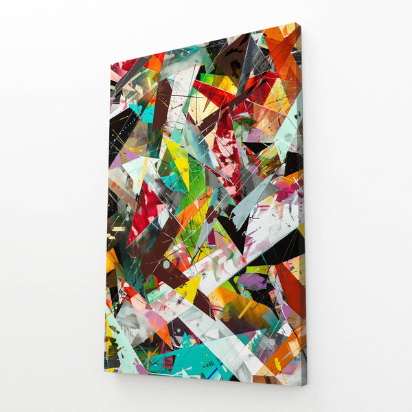 Fractured Colors Abstract Art | MusaArtGallery™