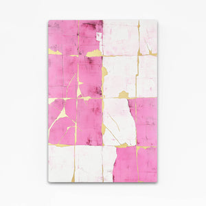 Fractured Harmony Pink Abstract Art | MusaArtGallery™