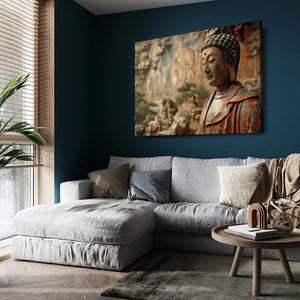 Framed Buddha Canvas Wall Art | MusaArtGallery™