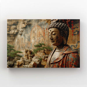 Framed Buddha Canvas Wall Art | MusaArtGallery™