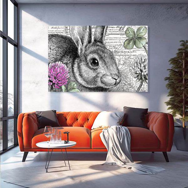 Framed Bunny Print