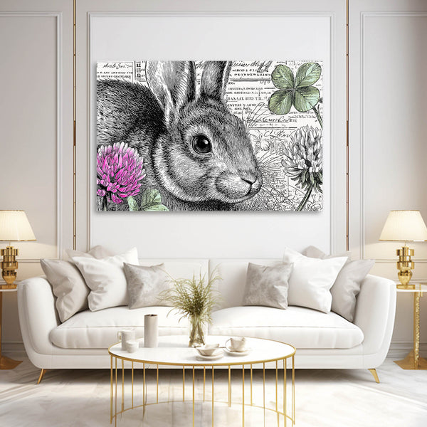 Framed Bunny Print
