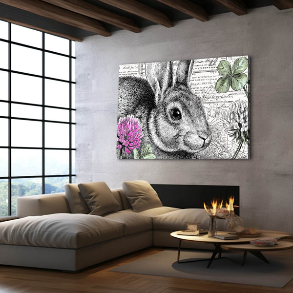 Framed Bunny Print