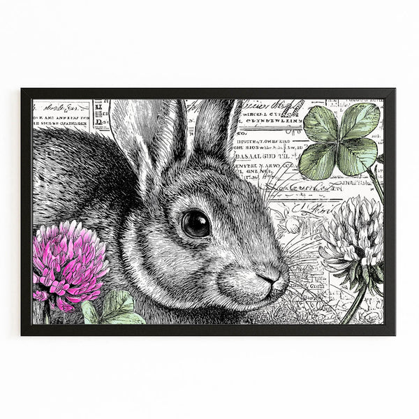 Framed Bunny Print