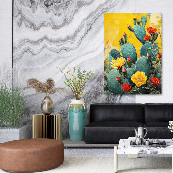 Framed Cactus Art Wall | MusaArtGallery™