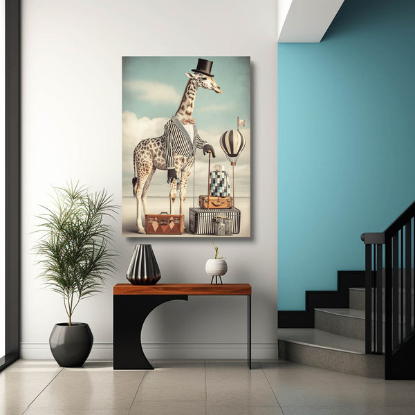 Framed Giraffe Wall Art