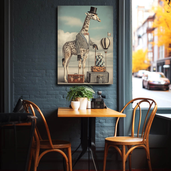 Framed Giraffe Wall Art