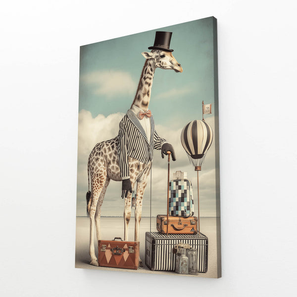 Framed Giraffe Wall Art