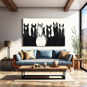 Framed Wall Art Horses
