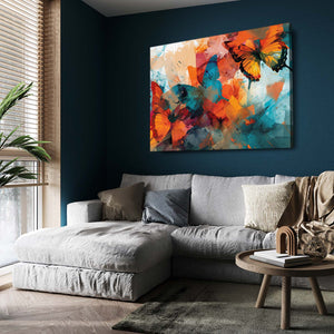 Abstract Mosaic Butterfly Wall Art | MusaArtGallery™