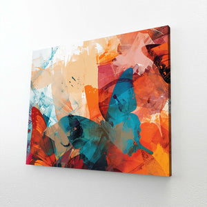 Abstract Mosaic Butterfly Wall Art | MusaArtGallery™