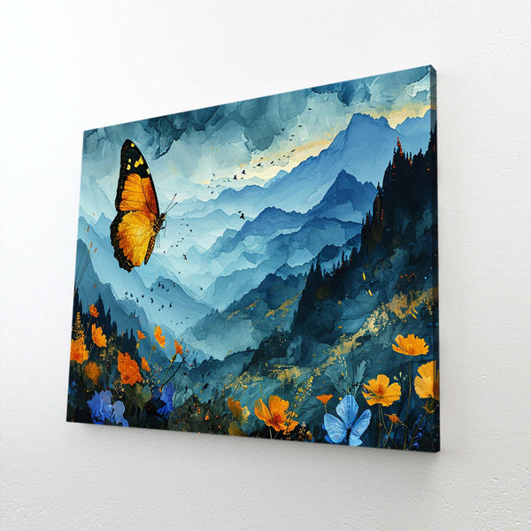 Mountain Butterfly Wall Art | MusaArtGallery™