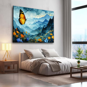 Mountain Butterfly Wall Art | MusaArtGallery™