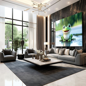 Frog Art Green