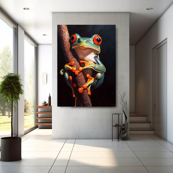Frog Canvas Wall Art