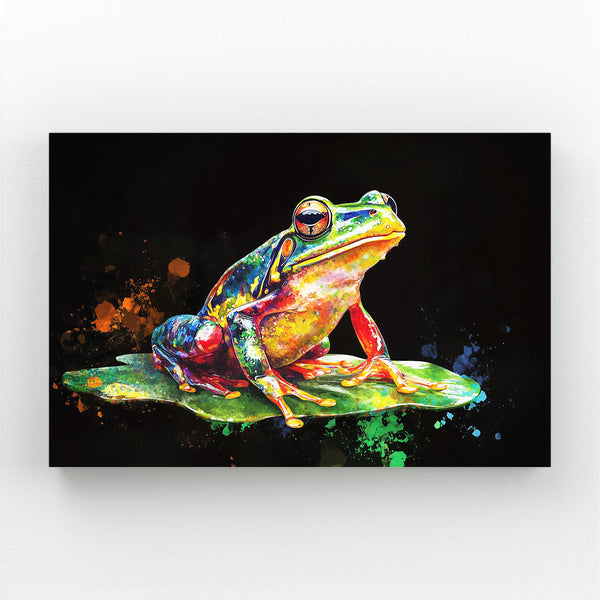 Frog Canvas Wall Art