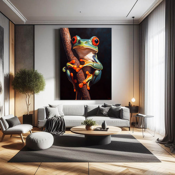 Frog Canvas Wall Art