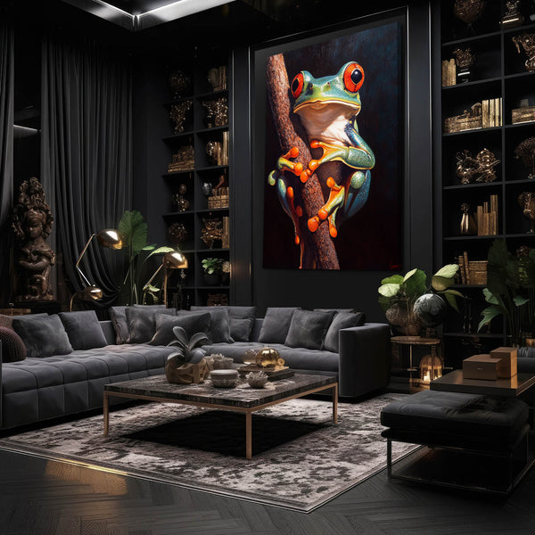 Frog Canvas Wall Art