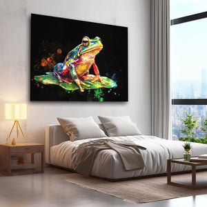 Frog Canvas Wall Art
