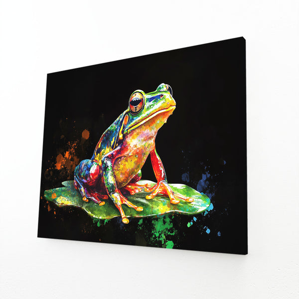 Frog Canvas Wall Art