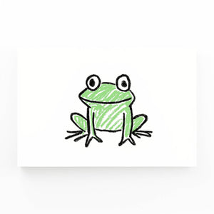 Frog Line Art