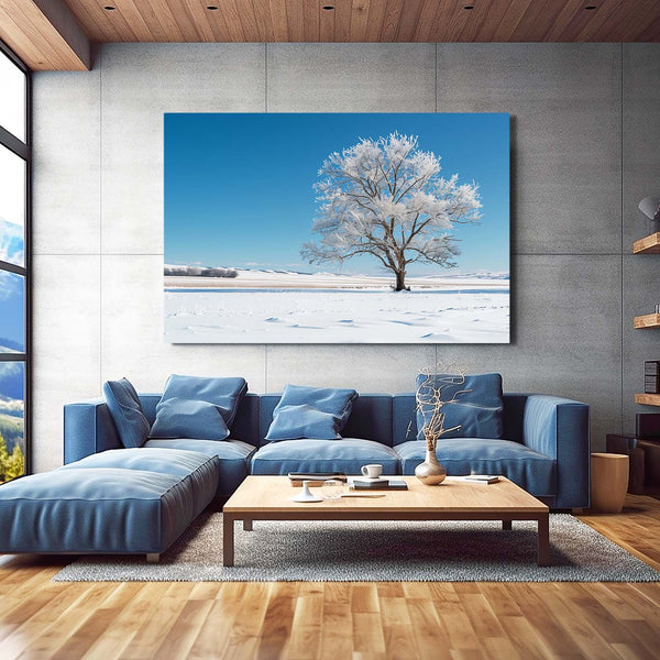 Frosted Elegance Tree Art | MusaArtGallery™