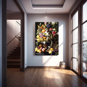 Fruits Monkey Art