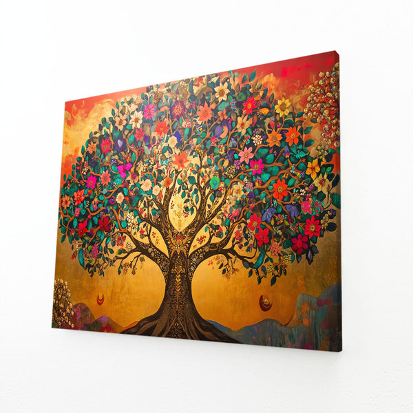 Fruits Tree Of Life Wall Art