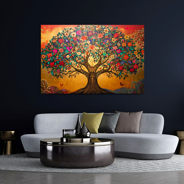 Fruits Tree Of Life Wall Art