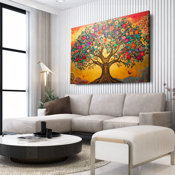 Fruits Tree Of Life Wall Art