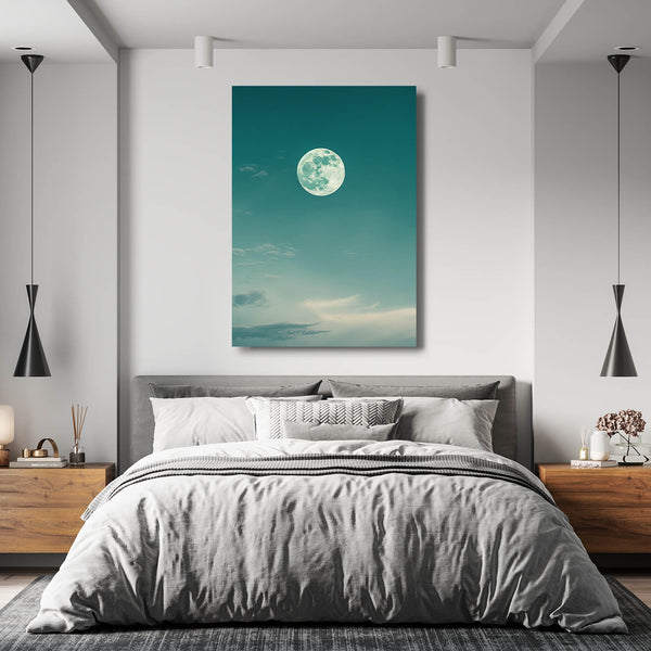 Full Moon Night Art  | MusaArtGallery™