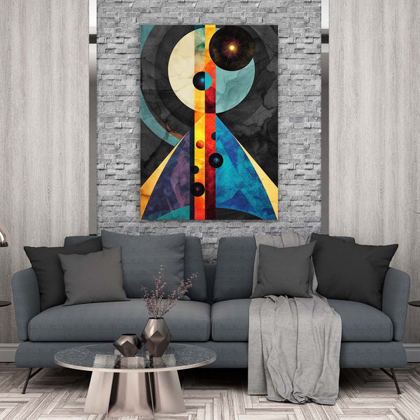 Funky Moon Canvas Art   | MusaArtGallery™