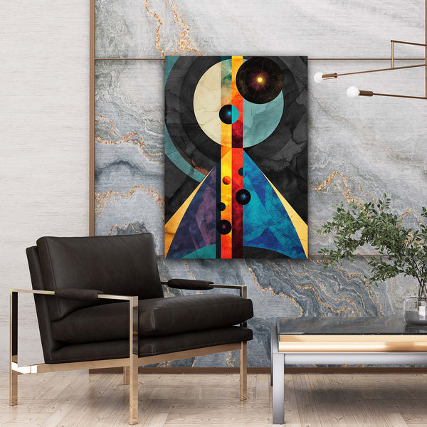 Funky Moon Canvas Art   | MusaArtGallery™