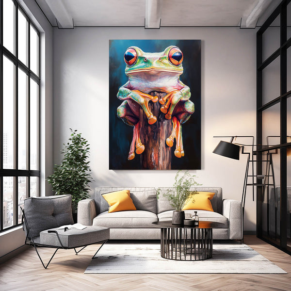 Funny Frog Art
