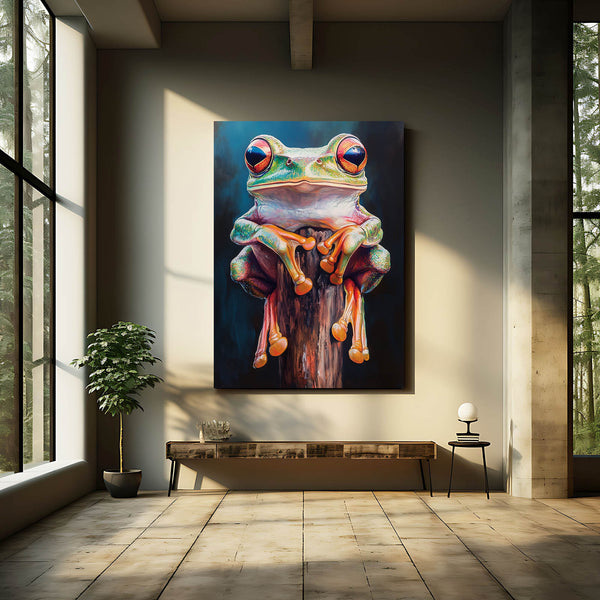 Funny Frog Art