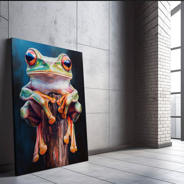Funny Frog Art