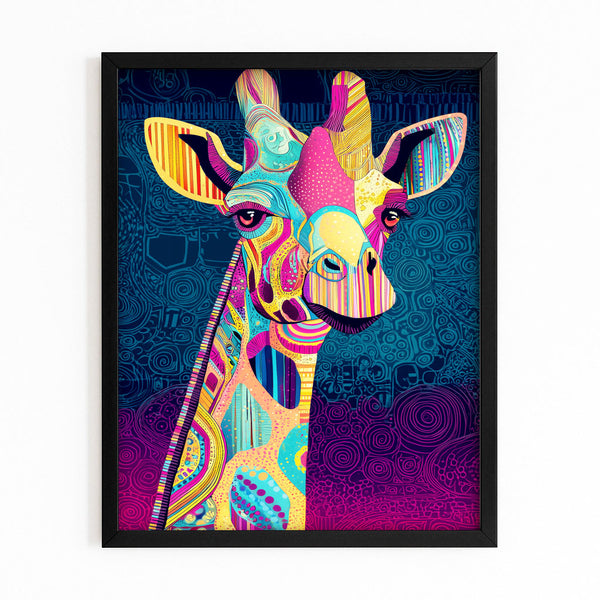 Funny Giraffe Canvas