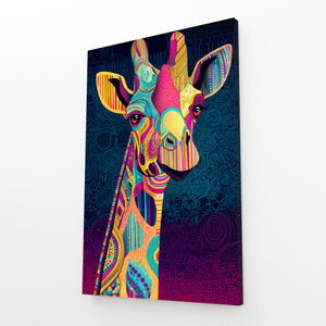 Funny Giraffe Canvas