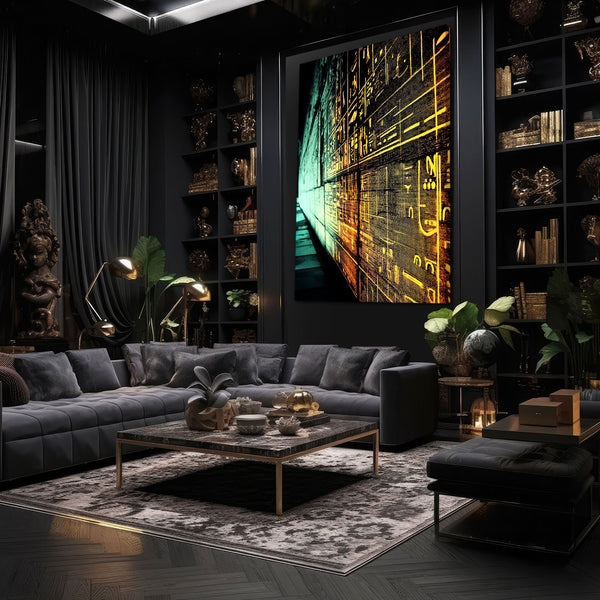 Futuristic Egyptian Art