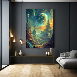 Futuristic Trippy Wall Art