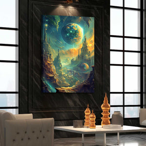 Futuristic Trippy Wall Art