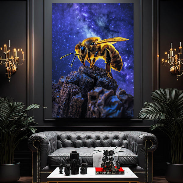 Galactic Hive Bee Art | MusaArtGallery™