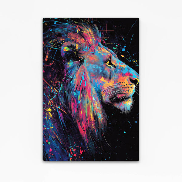 Galactic Lion Essence Wall Art | MusaArtGallery™