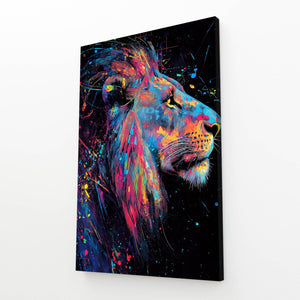 Galactic Lion Essence Wall Art | MusaArtGallery™