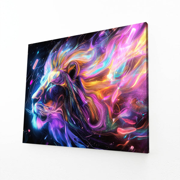 Galactic Majesty Lion Wall Art | MusaArtGallery™